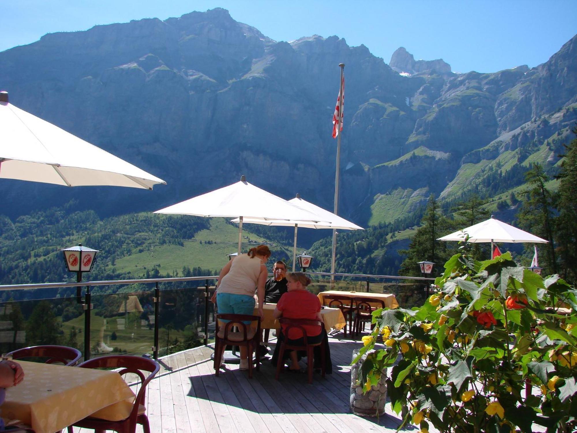 Hotel Restaurant Flaschen Albinen Exterior foto